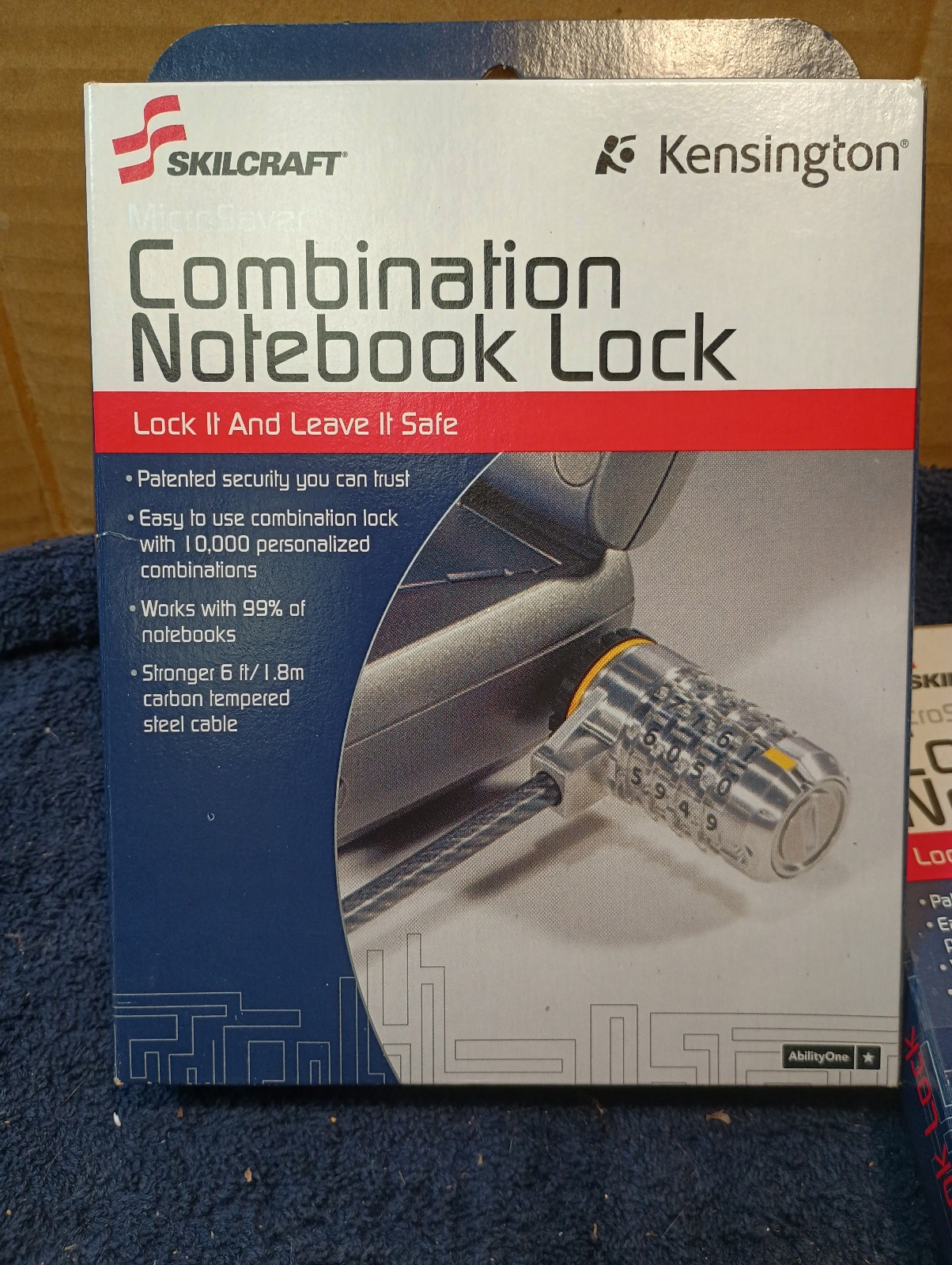 Pair-Kensington Microsaver Combination Notebook Computer Locks-Fixed US shipping