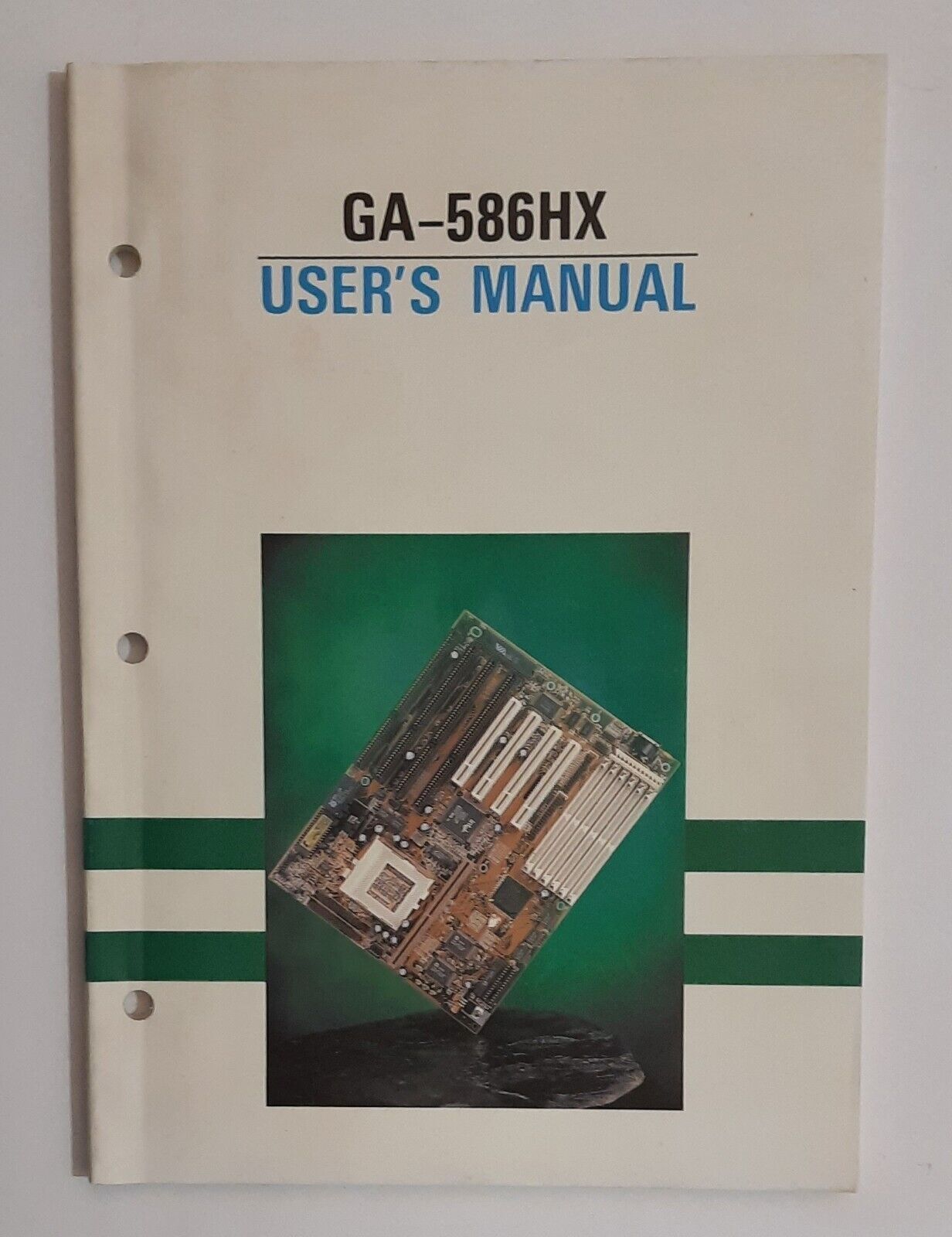 Gigabyte GA-586HX Socket 7 Pentium Motherboard User's Manual / Manual
