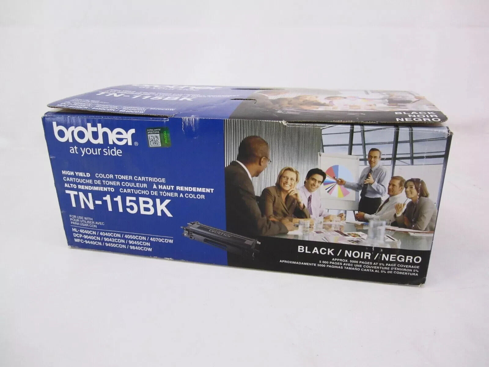 NEW Brother TN-115BK Black Toner Cartridge Genuine OEM NEW SEALED BOX