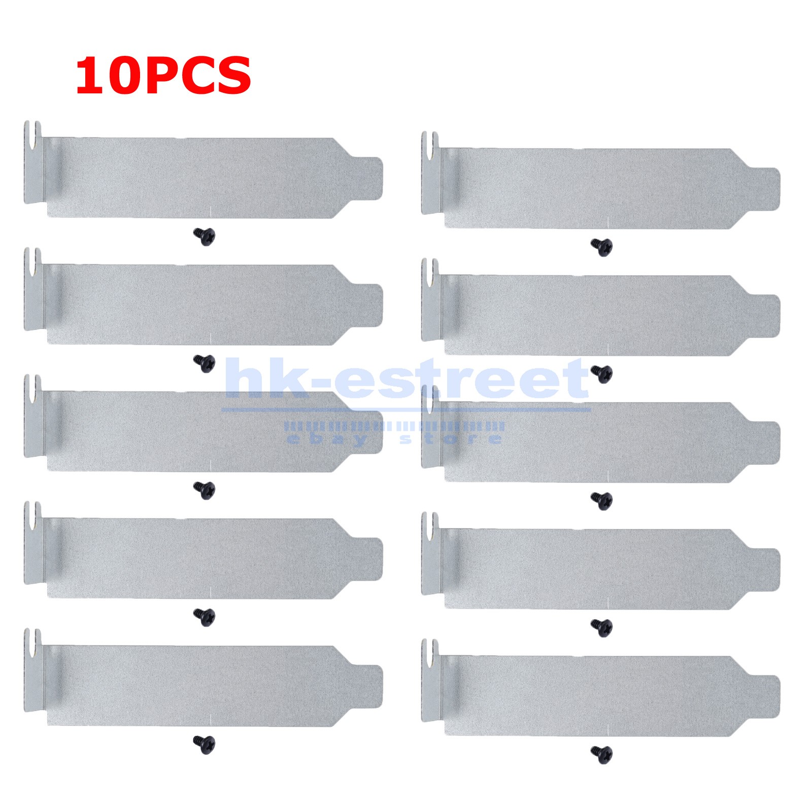 10X PCI Slot Cover Dust Filter Blanking Plate Expansion Blank Plate Case Bracket