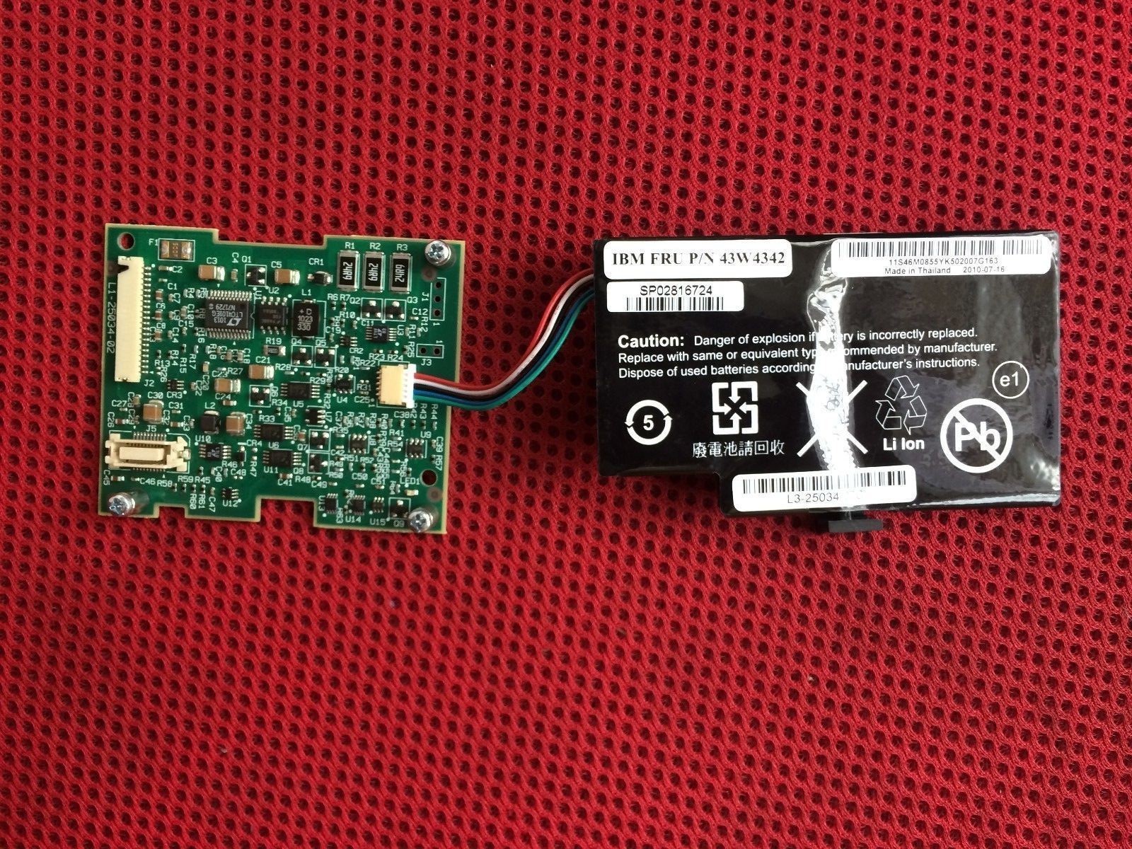 LSI00161 BBU07 Battery FoR 8880EM2/9260-4i/8i/9261-4i/8i/9280-8e/3Ware 9750-16i