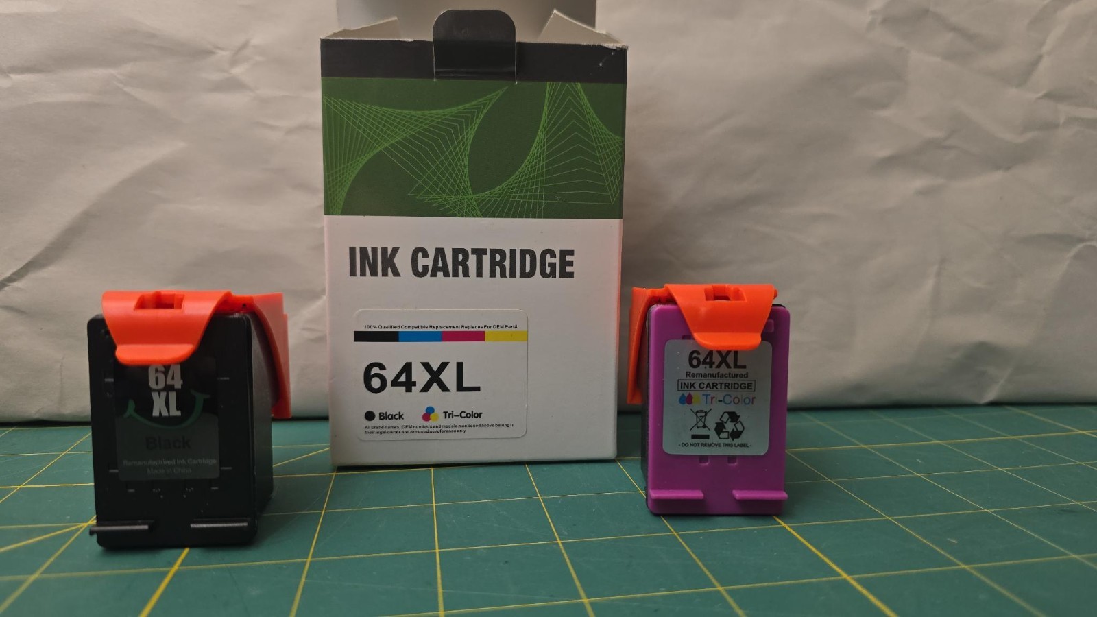 Ankink 64XL Ink Cartridge Combo Pack For HP Envy Photo 7855 7155 6255 7120 Black