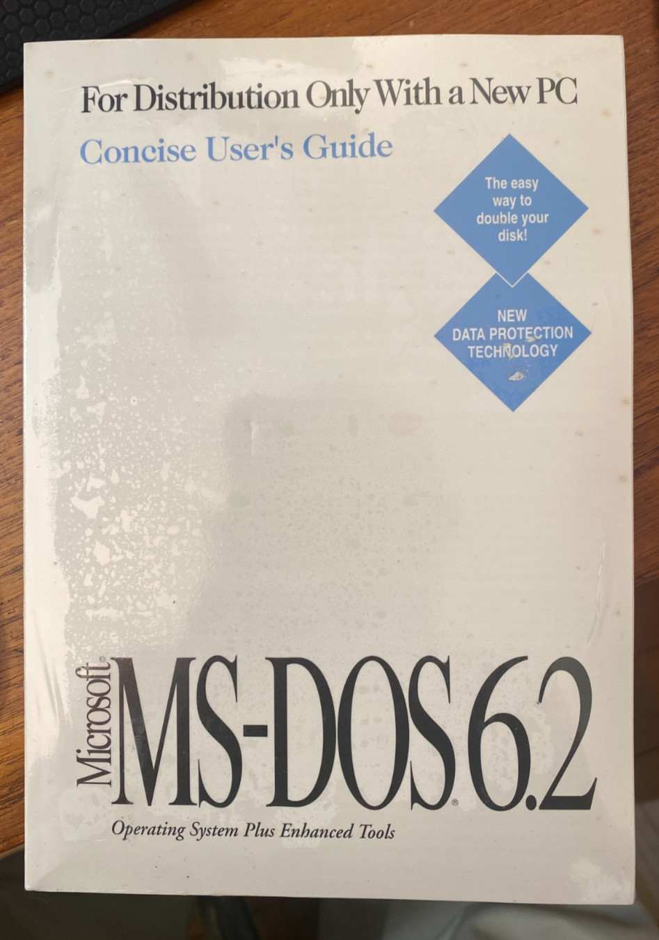 Microsoft MS-DOS 6.2  New in original unopened wrapping