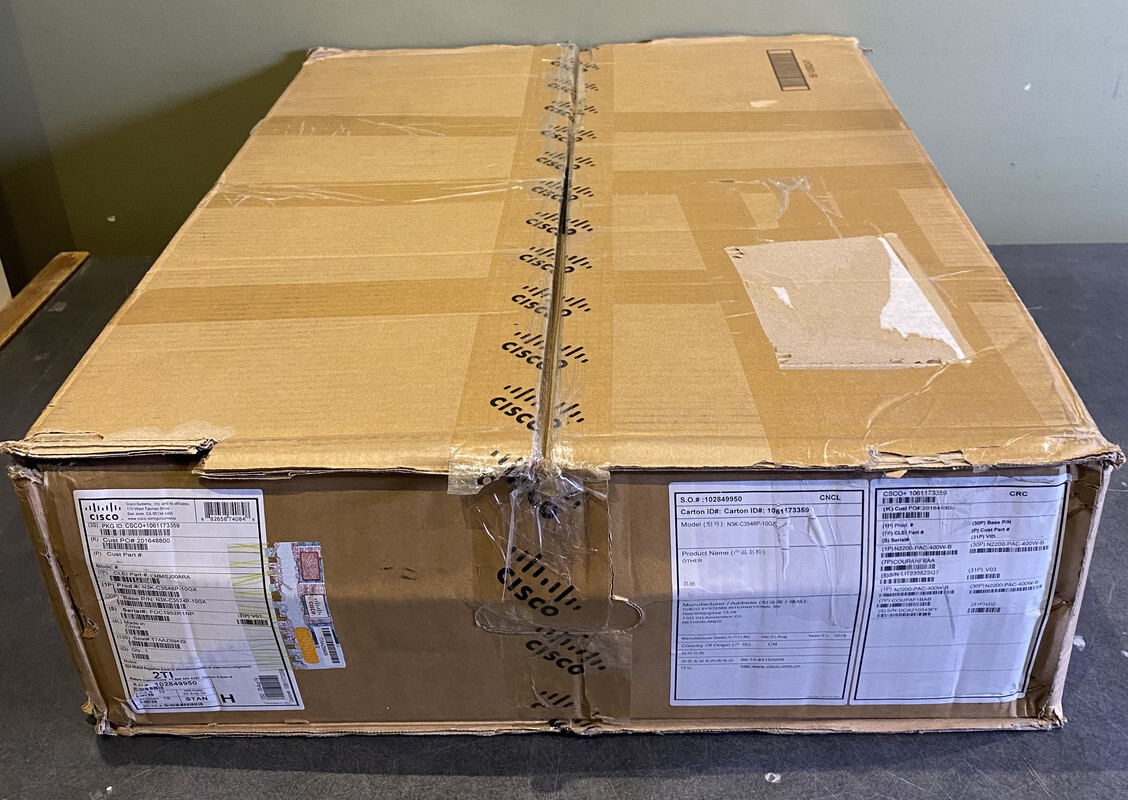 CISCO N3K-C3548P-10GX 48 PORT NETWORK SWITCH