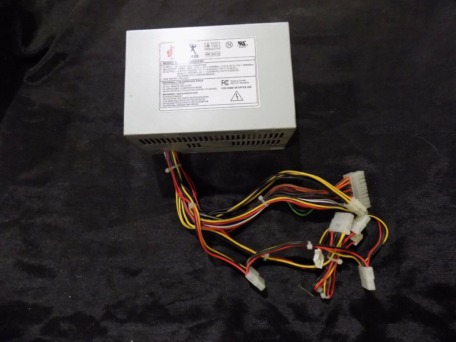 Used In Win Power Man IPS-1806CV-60 mATXd Switching Power Supply Computer 180W