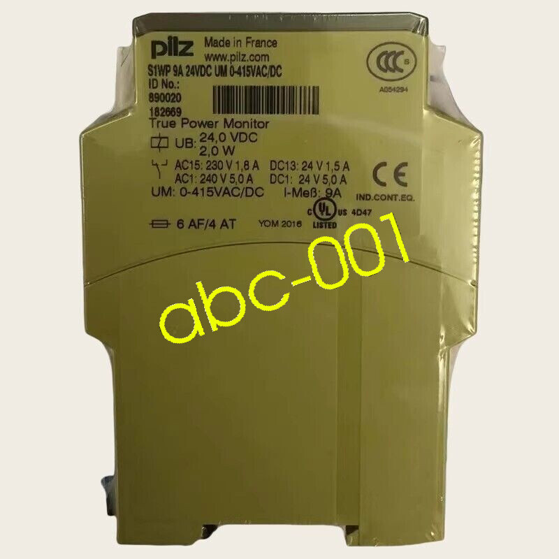 1pcs NEW Pilz S1WP 9A Relay 890020 DHL/FedEx