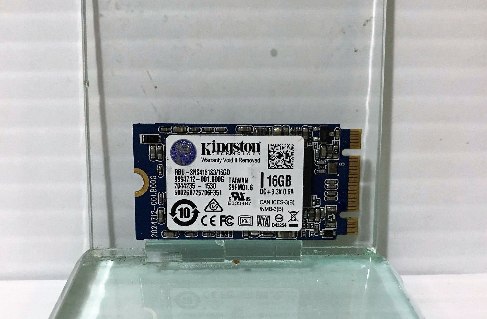 Kingston 16GB SSD RBU-SNS4151S3/16GD Chromebook CB35-C3300 60 DAYS WARRANTY M.2