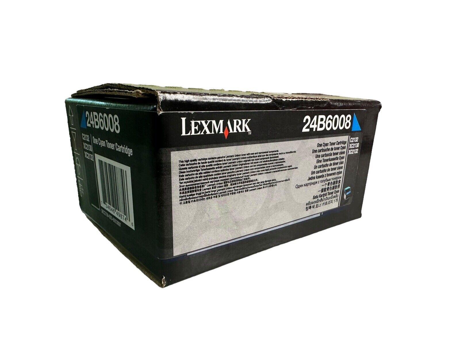 Lexmark 24B6008 Cyan High Yield Toner Cartridge