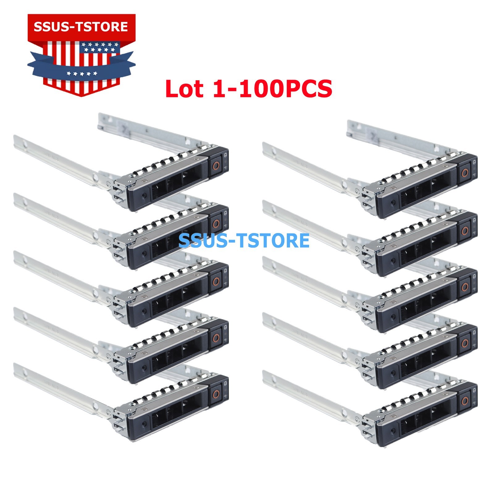 Lot 2.5'' HDD Tray Caddy DXD9H For Dell G14-16 R740 R740XD R640 R940 R750 Screw