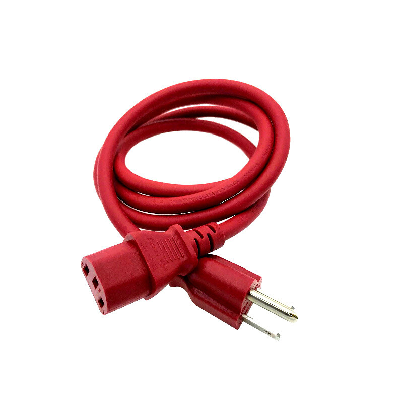 4 Ft Red Power Cable for YAMAHA HS5 STUDIO MONITOR SPEAKER