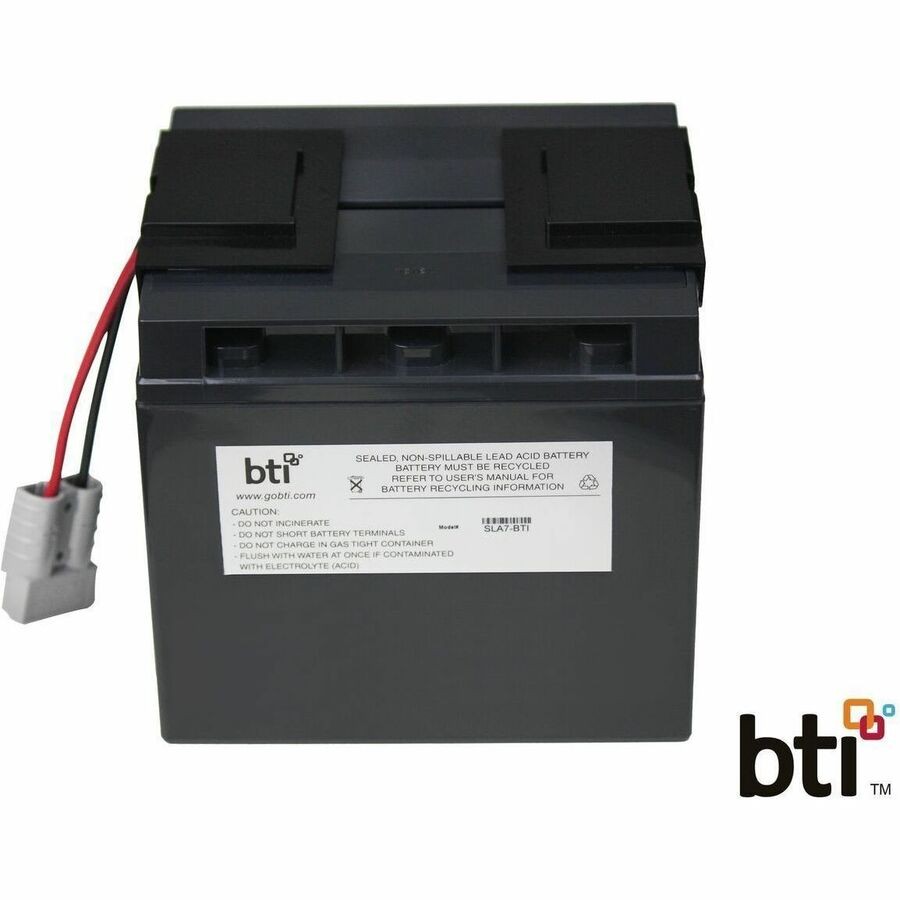 BTI Replacement UPS Battery for APC RBC7 - 12V DC Lead Acid