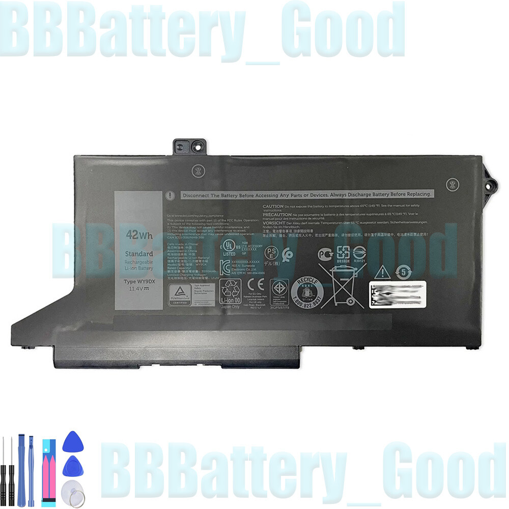 WY9DX Laptop Battery For Dell Latitude 5420 5520 11.4V 42Wh Type 005R42 0M3KCN