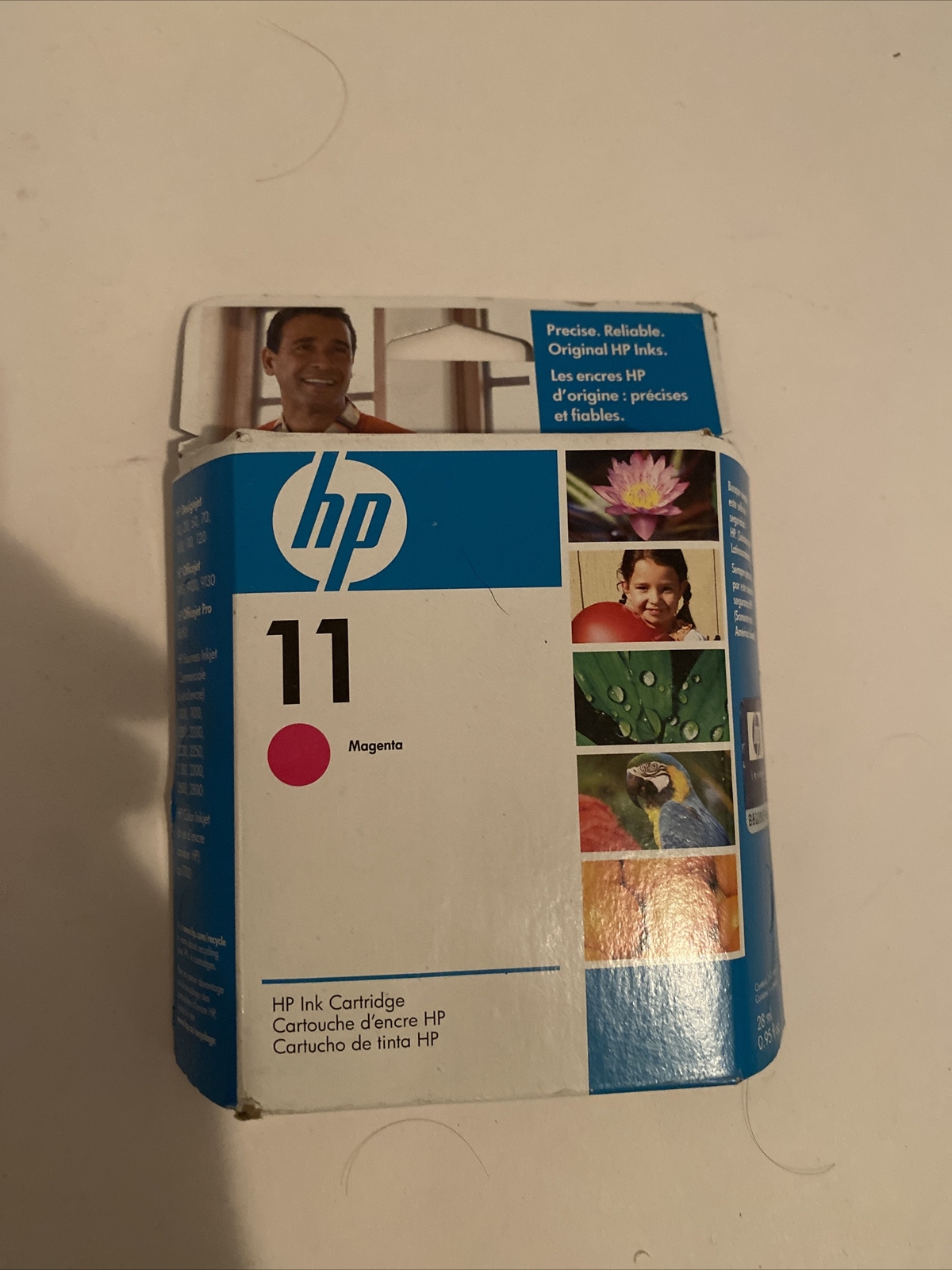 HP #11 Magenta C4837A Ink Cartridge GENUINE NEW Old Stock 02/2012. 