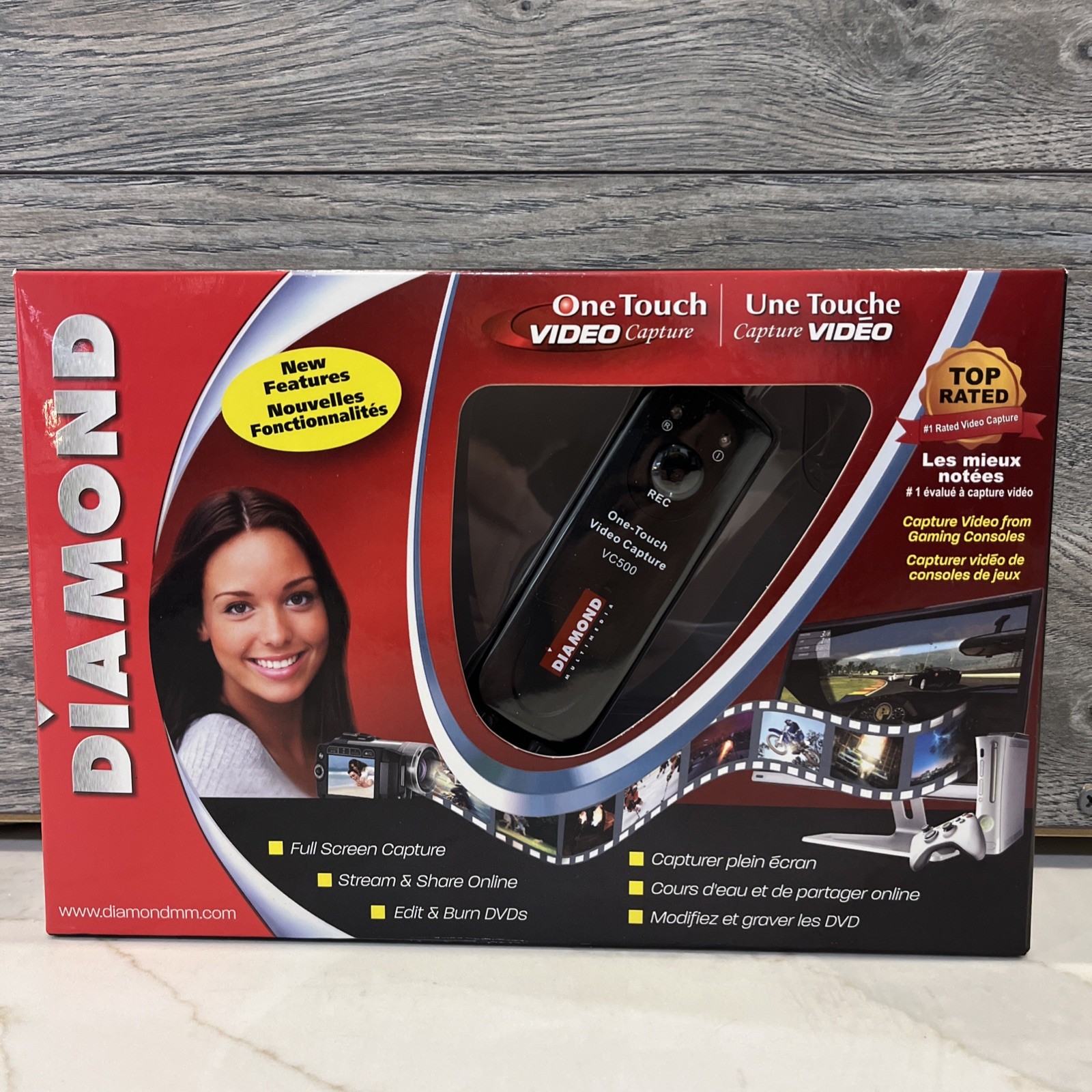 Diamond Multimedia One Touch Video Cap. Full Screen, Stream Online and Edit DVDs