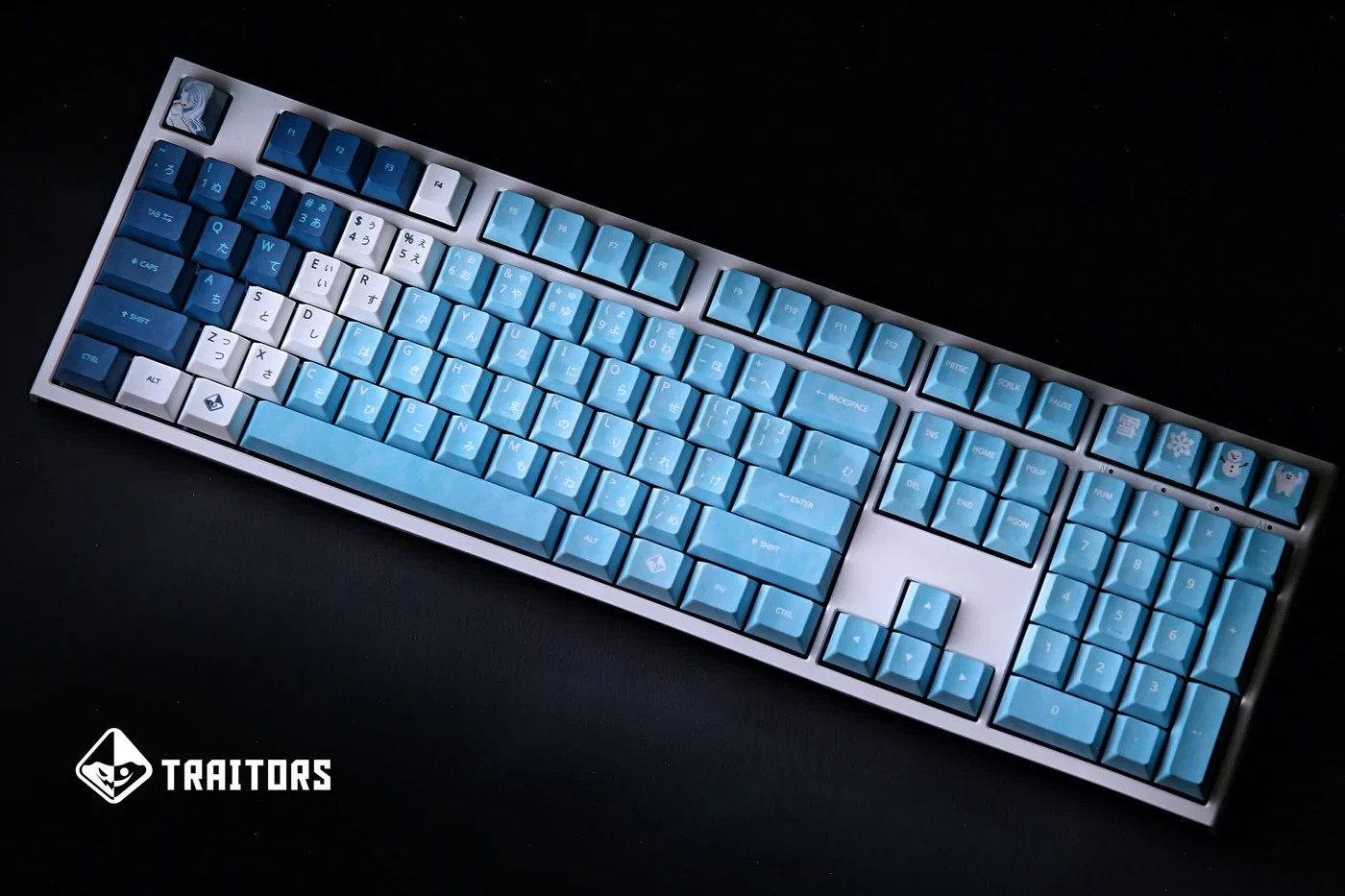 Traitors YUKI ONNA Keycap Set US Keyboard Keycaps 108 ANSI/109 ISO Set