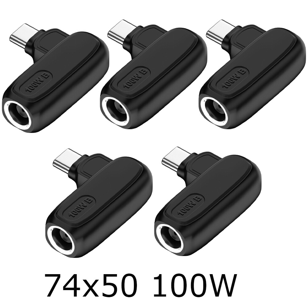 65W/100W Laptop Charger Converter USB Type C PD Power Charging Cable Adapter 5PC