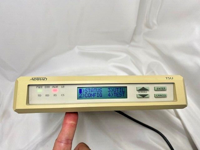 Adtran TSU 115 VAC Powers Up