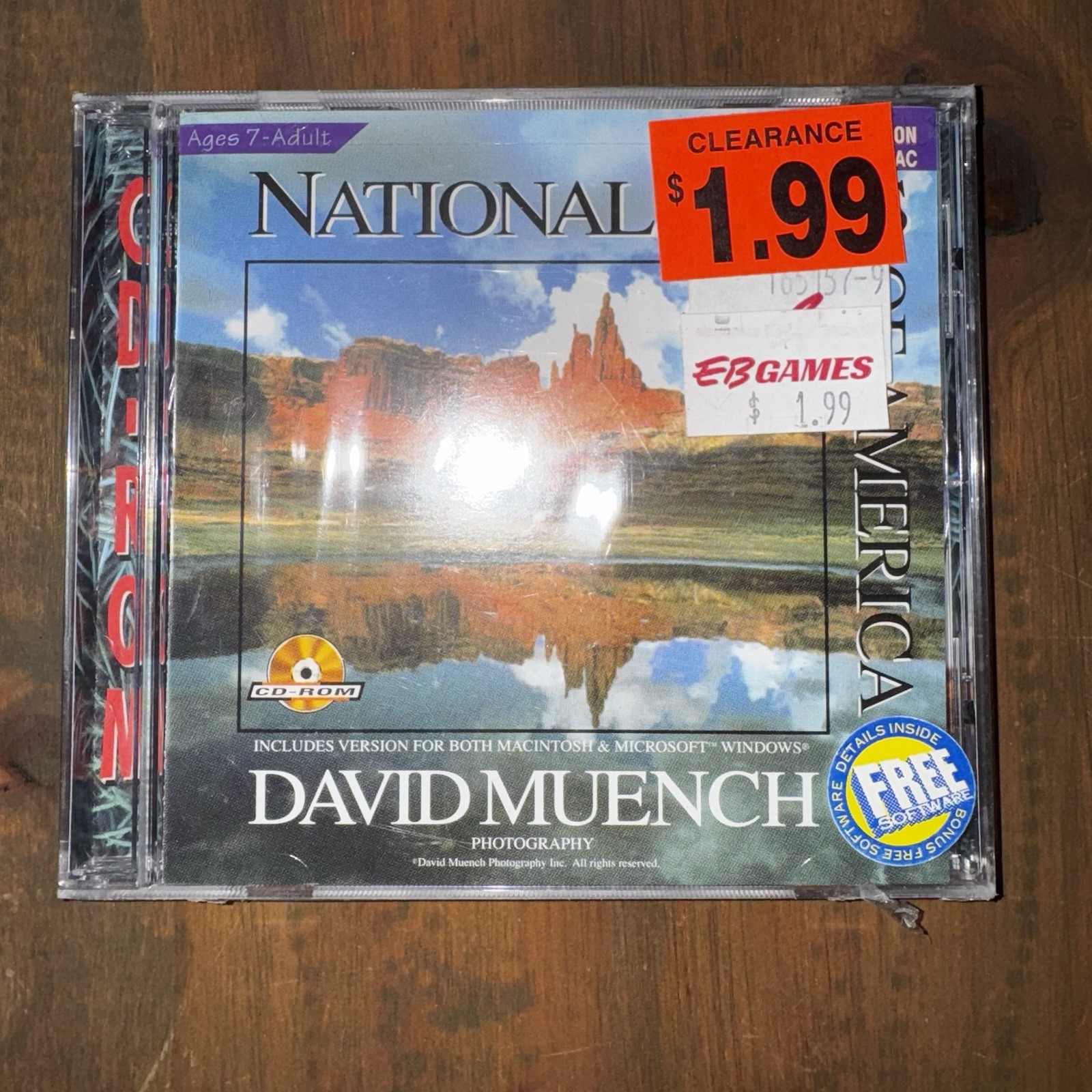 NATIONAL PARKS OF AMERICA - Photography by David Muench - 1995 - CD-ROM Vintage