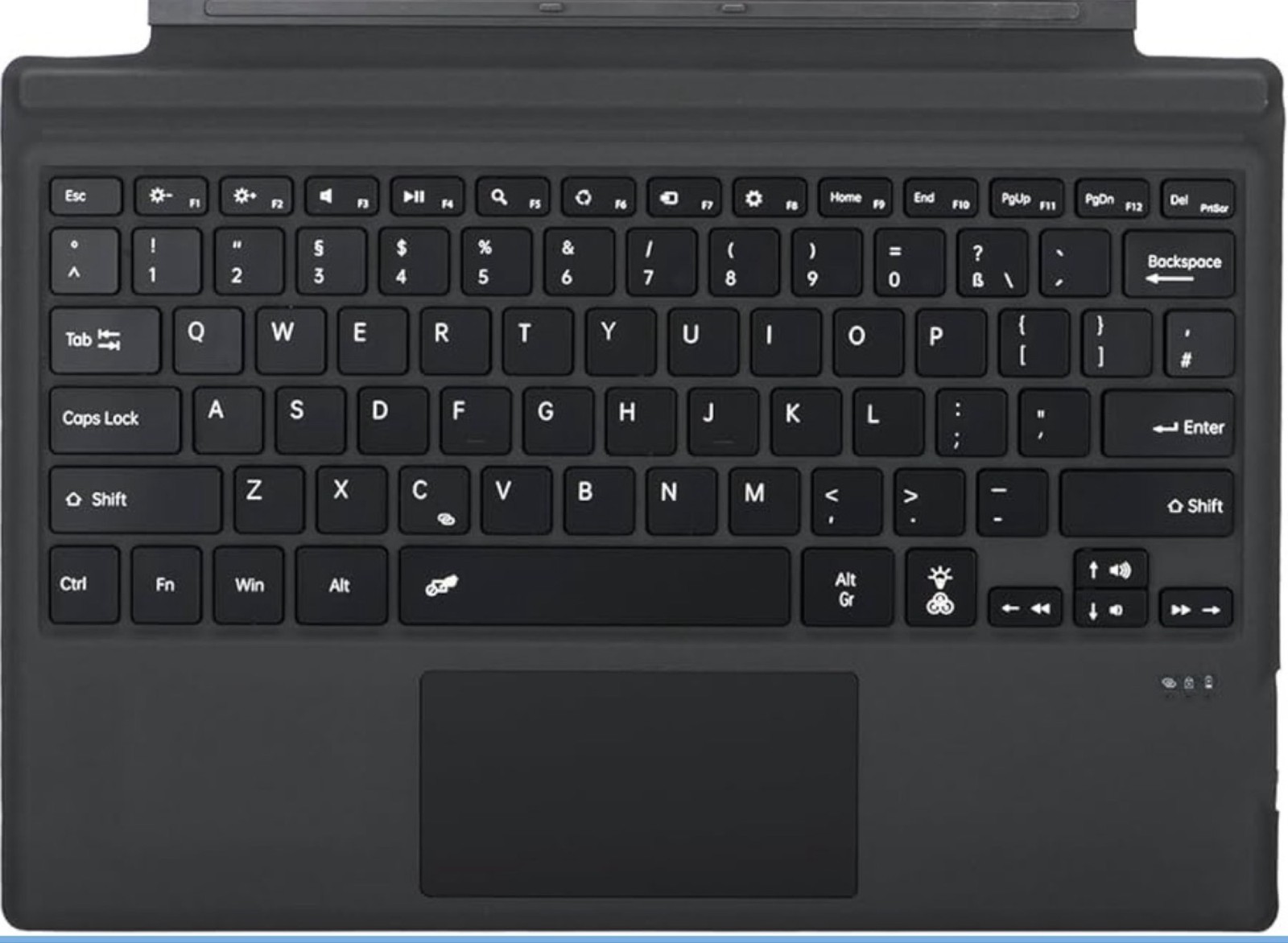 MoKo Touchpad Keyboard Cover for Surface Pro 3 / 4 Wireless Slim