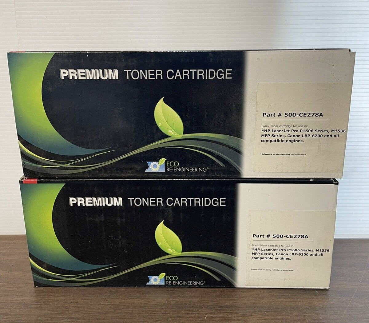 eco re-engineering premium black toner cartridge 500- ce278a