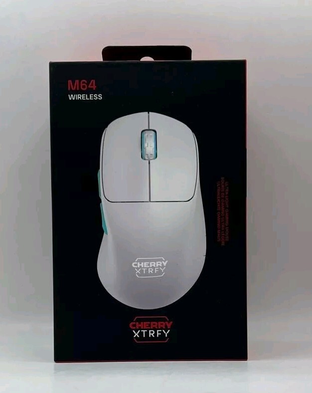 Cherry Xtrfy M64 Wireless Ultra Light Gaming Mouse White