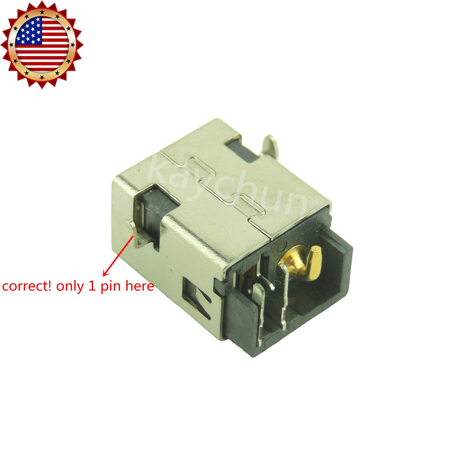 Original DC IN power jack charging port for CyberPowerPC Tracer III-Extreme 17