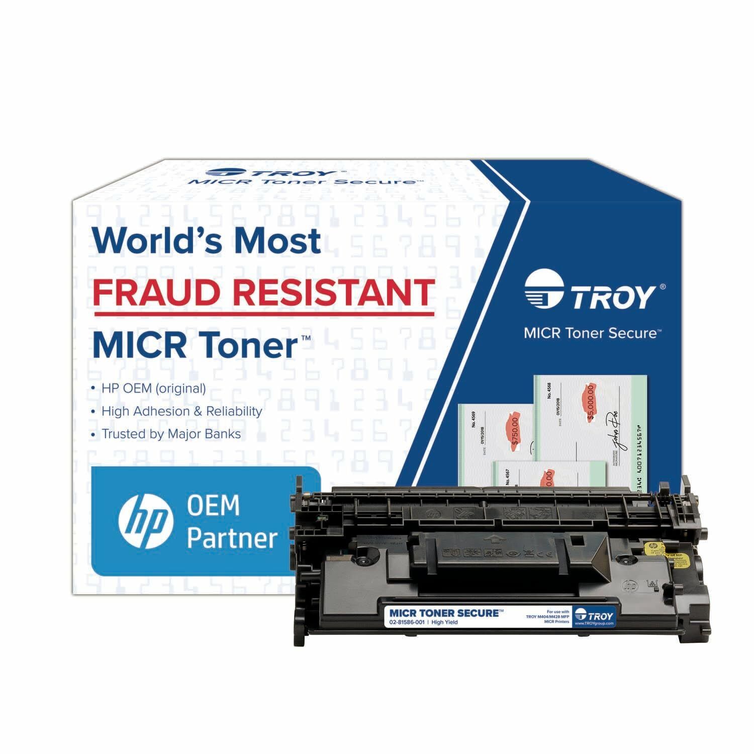 TROY 02cf258x001 258x High-Yield, MICR Toner Secure, Alternative for HP Cf258x,