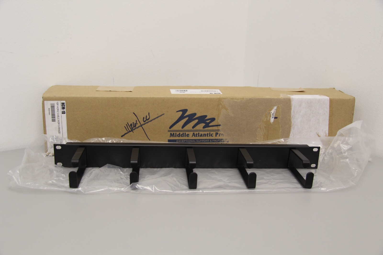 Brand New Middle Atlantic HCM-1D D-Ring Horizontal Cable Manager