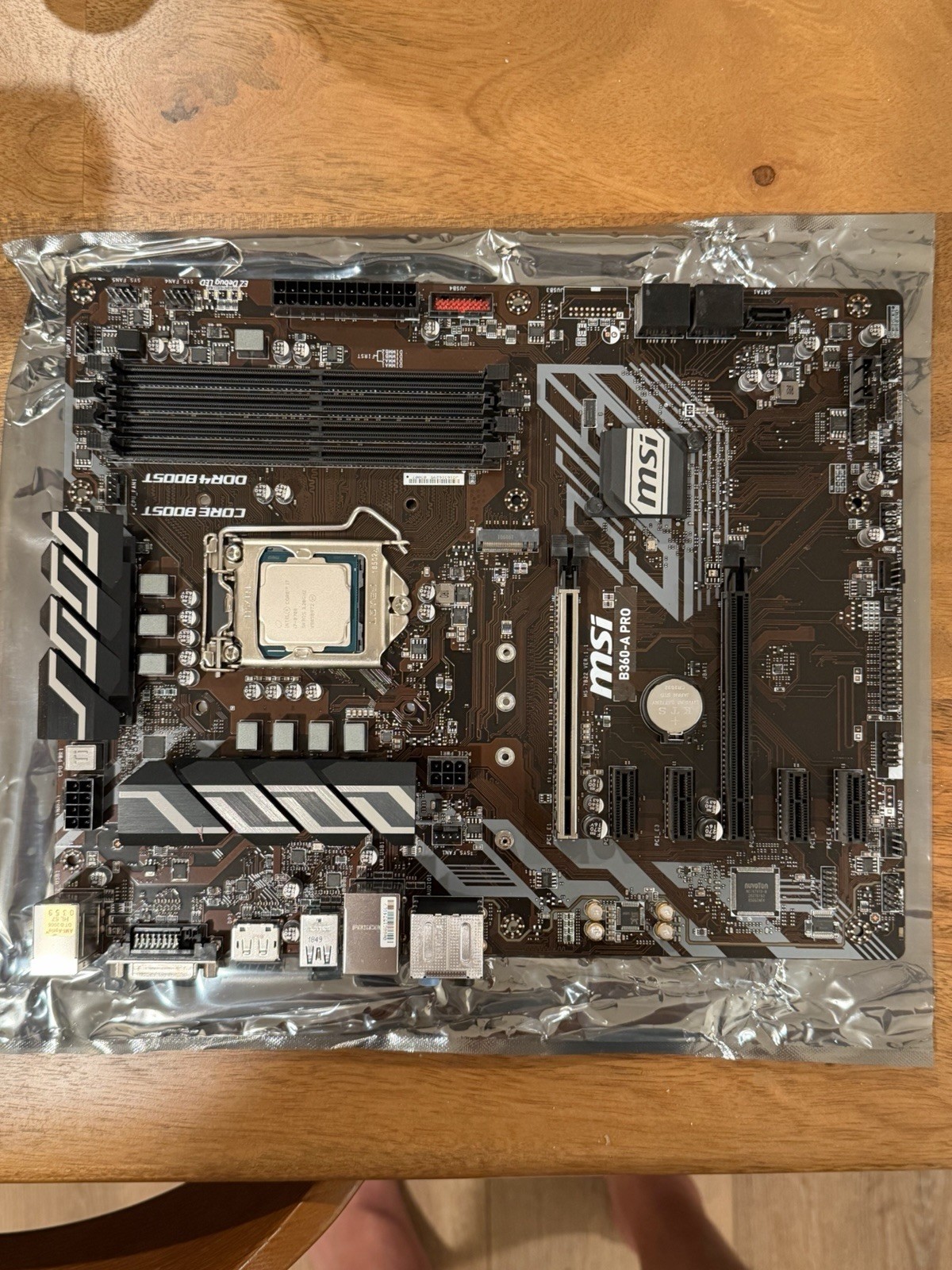 MSI B360-A PRO B360 LGA-1151 DDR4 With Intel i7 8700 3.2Ghz CPU MOBO Combo
