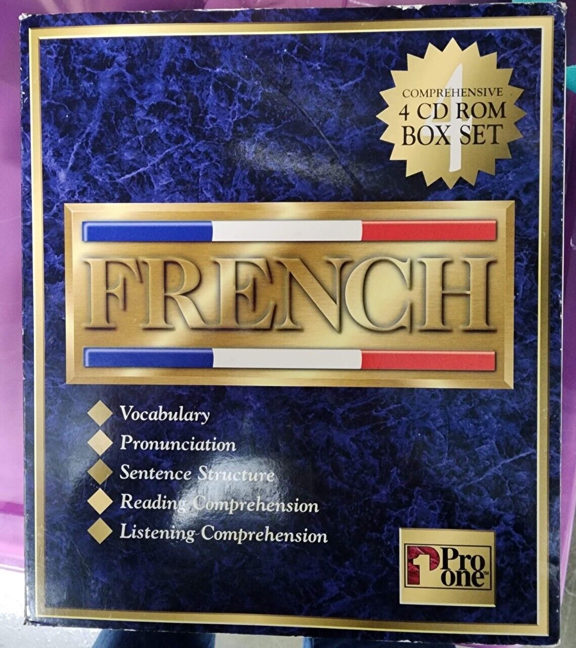 Pro One Multimedia Windows French Achieve French Fluency Now 4 CD-Roms