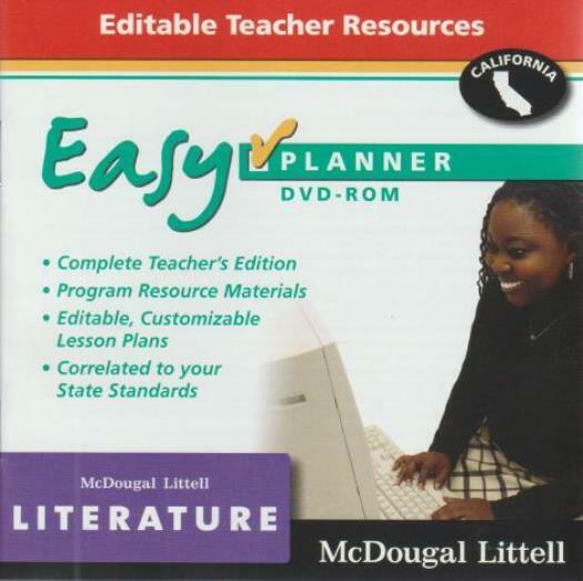 McDougal Littell Literature: British Literature 6.0 EasyPlanner PC MAC DVD tools