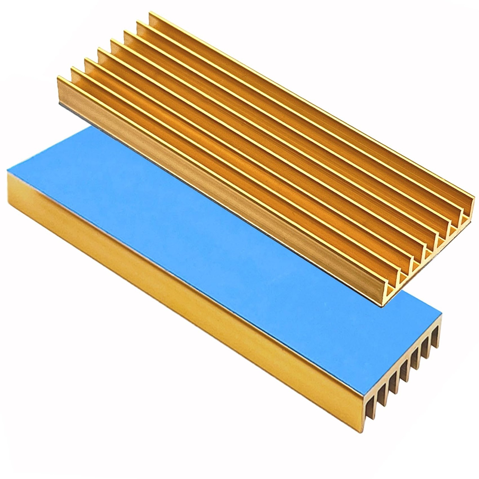 4PCS Anodized Aluminum Heatsink with with Thermal Conductive Adhesive Tape, 7...
