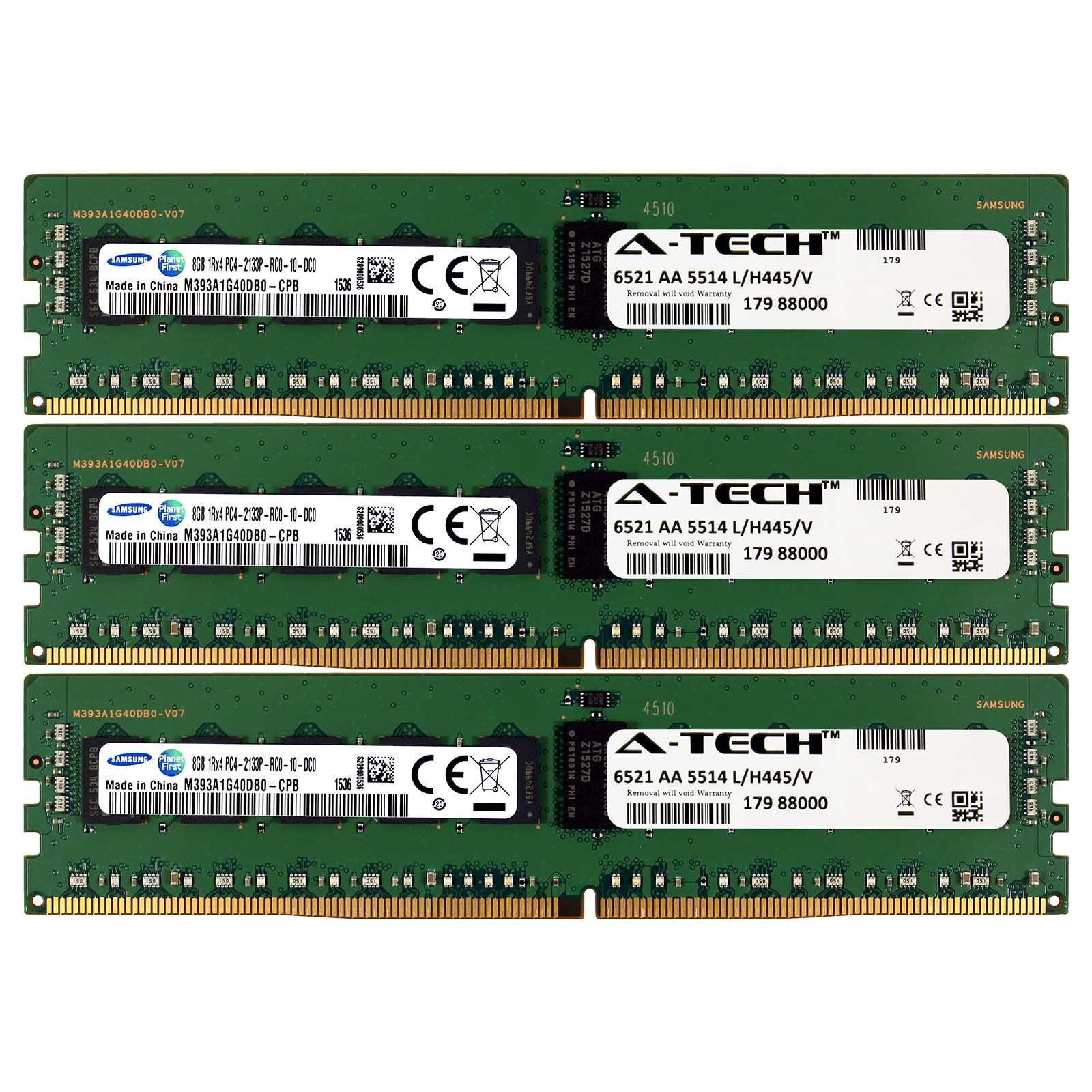 PC4-17000 Samsung 24GB Kit 3x 8GB HP Cloudline CL2100 CL2200 G3 1211R Memory RAM