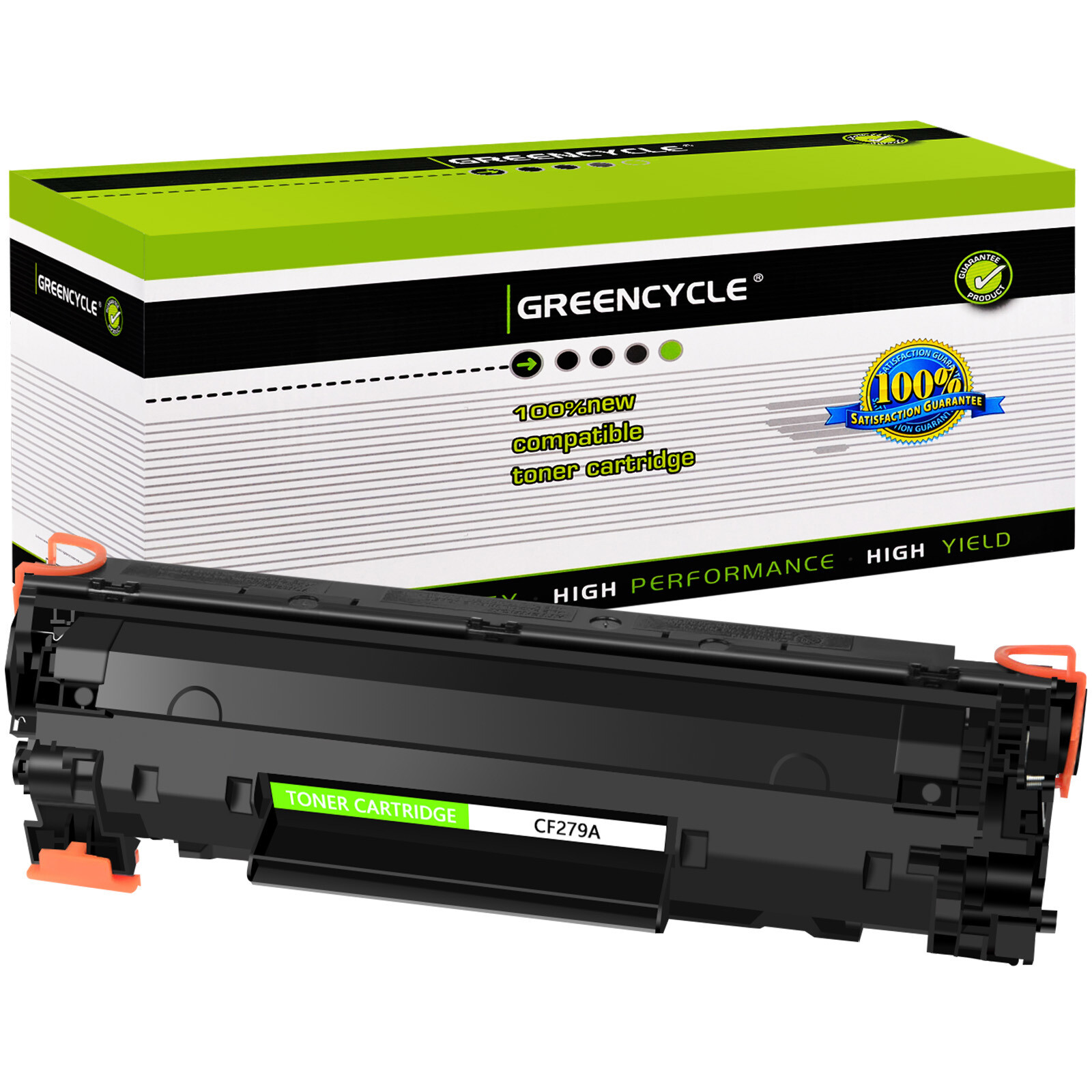 GREENCYCLE 1PK Fit For HP LaserJet Pro M12A M26NW MFP CF279A 79A Toner Cartridge