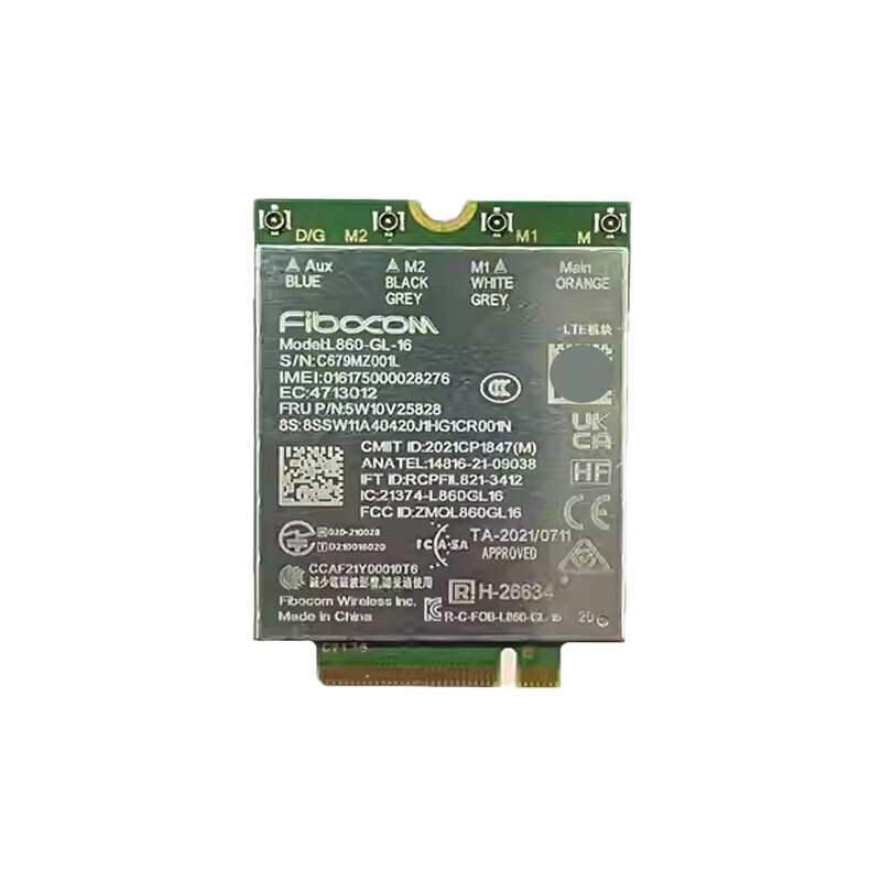 ThinkPad Fibocom L 860—GL CAT16 4G LTE WWAN module Suitable for Windows/Linux