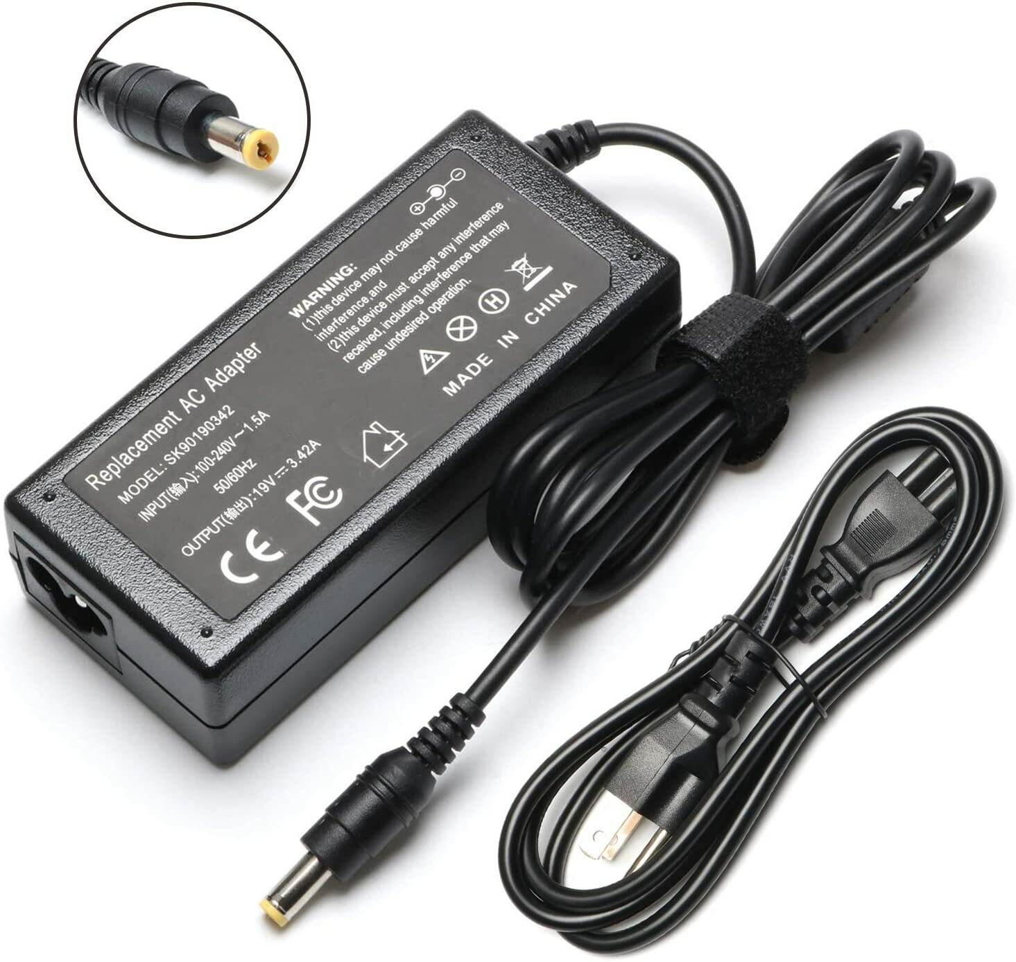 AC Adapter for Acer Aspire ES1 ES1-531 ES1-511 Power Charger Supply Cord 65W New