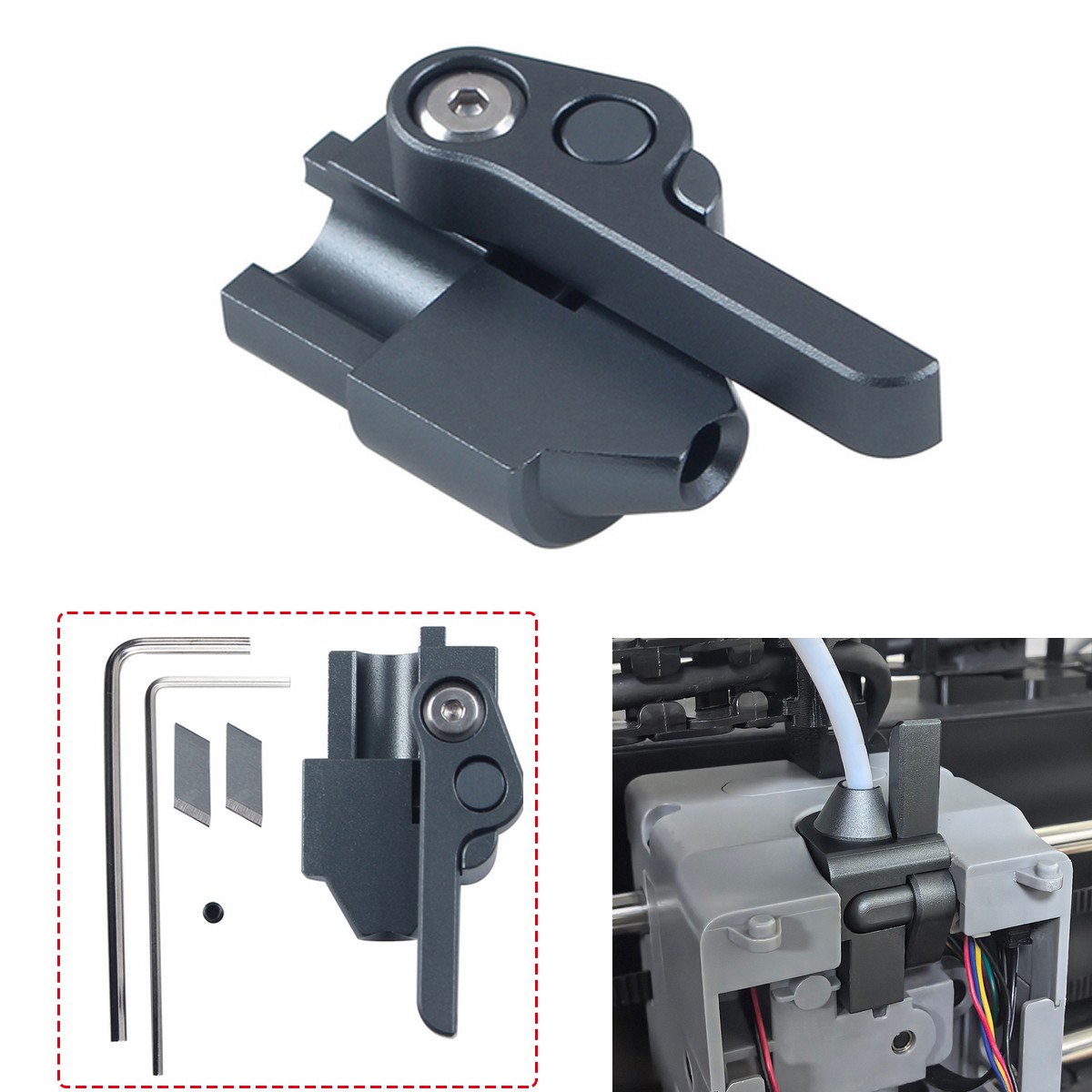 For AD 5M 3D Printer Filament Cutter Extruder Head Consumable Cutting Tool Kit