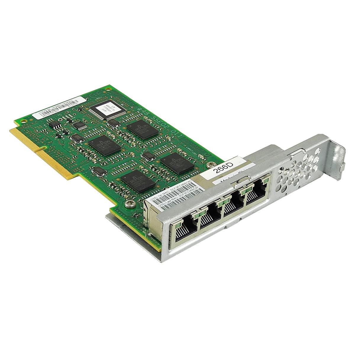 IBM 266D Quad-Port Gigabit Ethernet Network Card FRU PN: 74Y3433