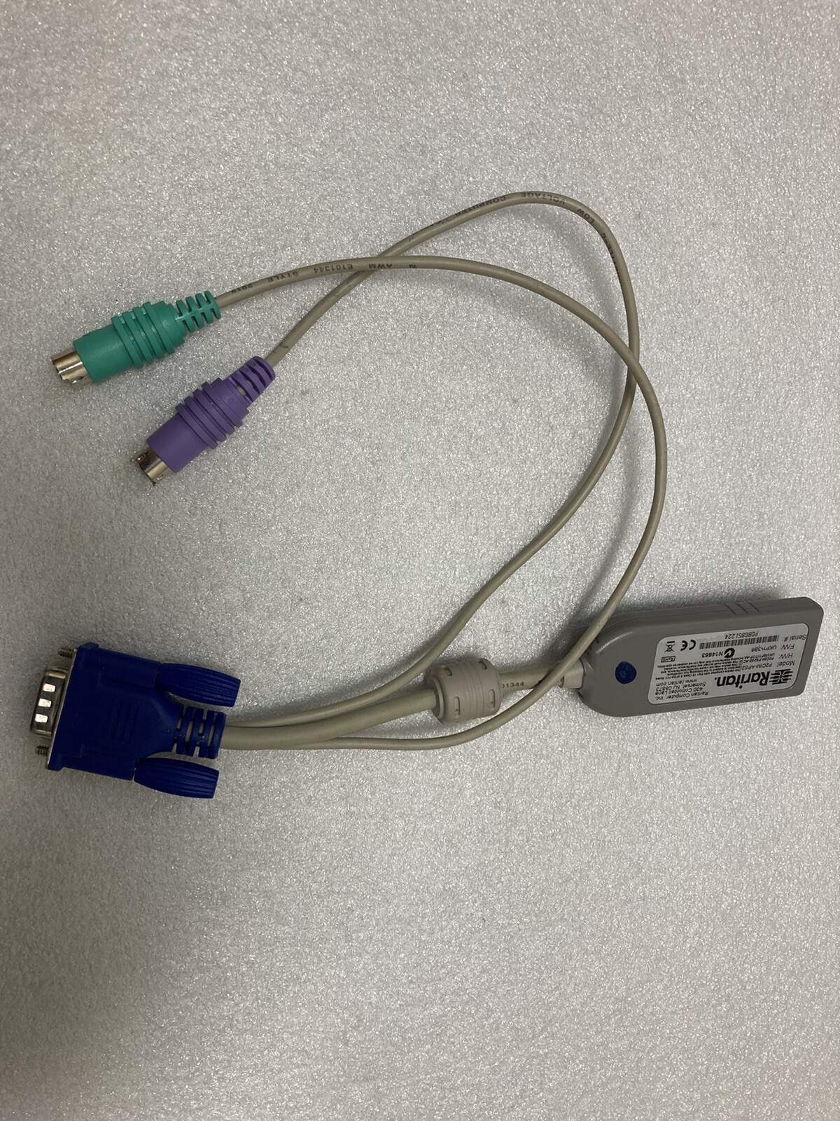 Raritan P2CIM-APS2 PS2 KVM Switch Module CIM Automatic Skew Compensation P2-EUST