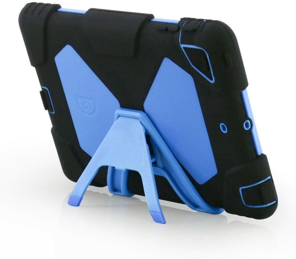 ACEGUADER Case/Screen Protector  for iPad 1,2,3 Mini (Black/Blue)