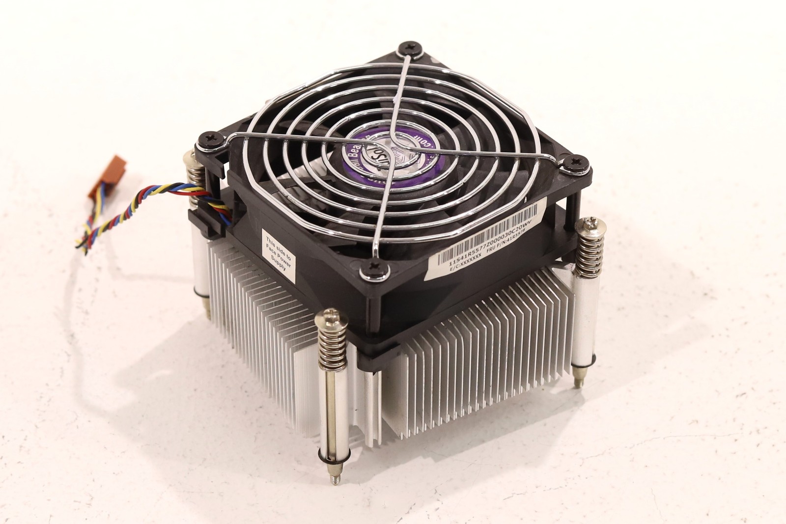 Lenovo ThinkStation D20/SD20 CPU Cooling Fan & Heatsink FRU P/N: 41R5578 Tested