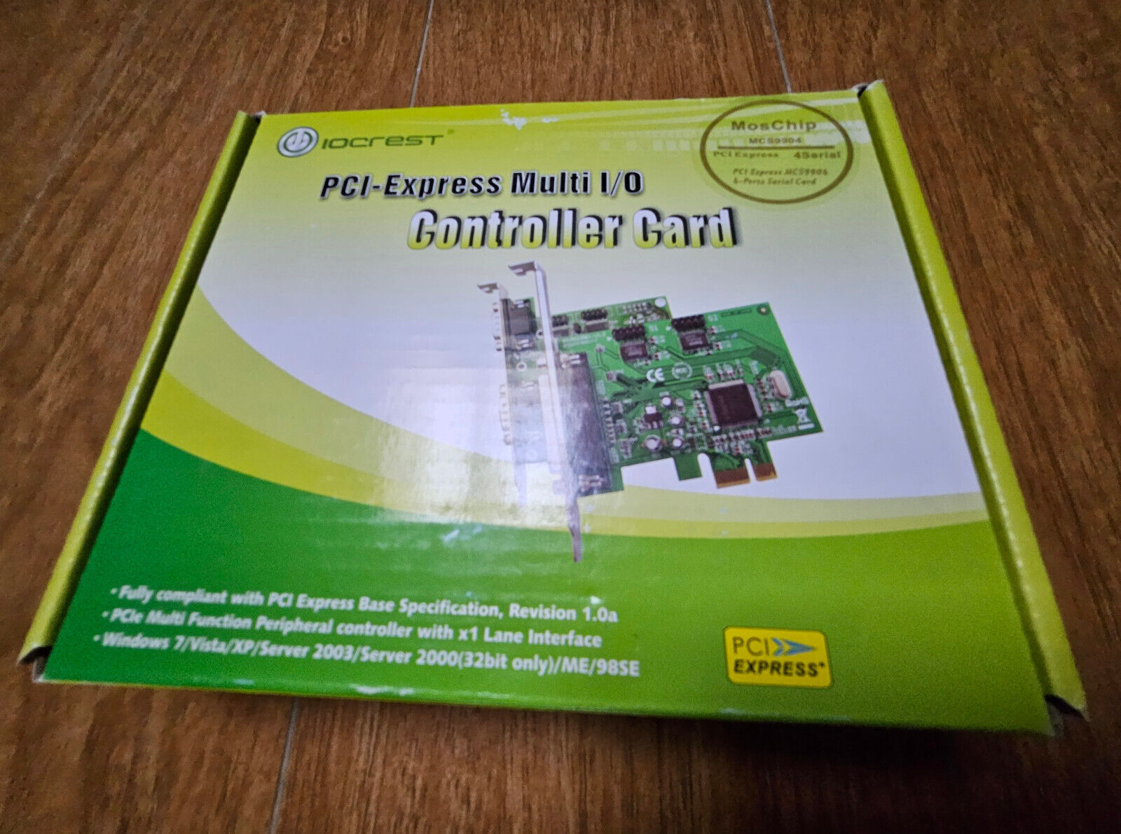 IOCREST PCI-Express Multi I/O Controller PCI Express Serial Card - MosChip