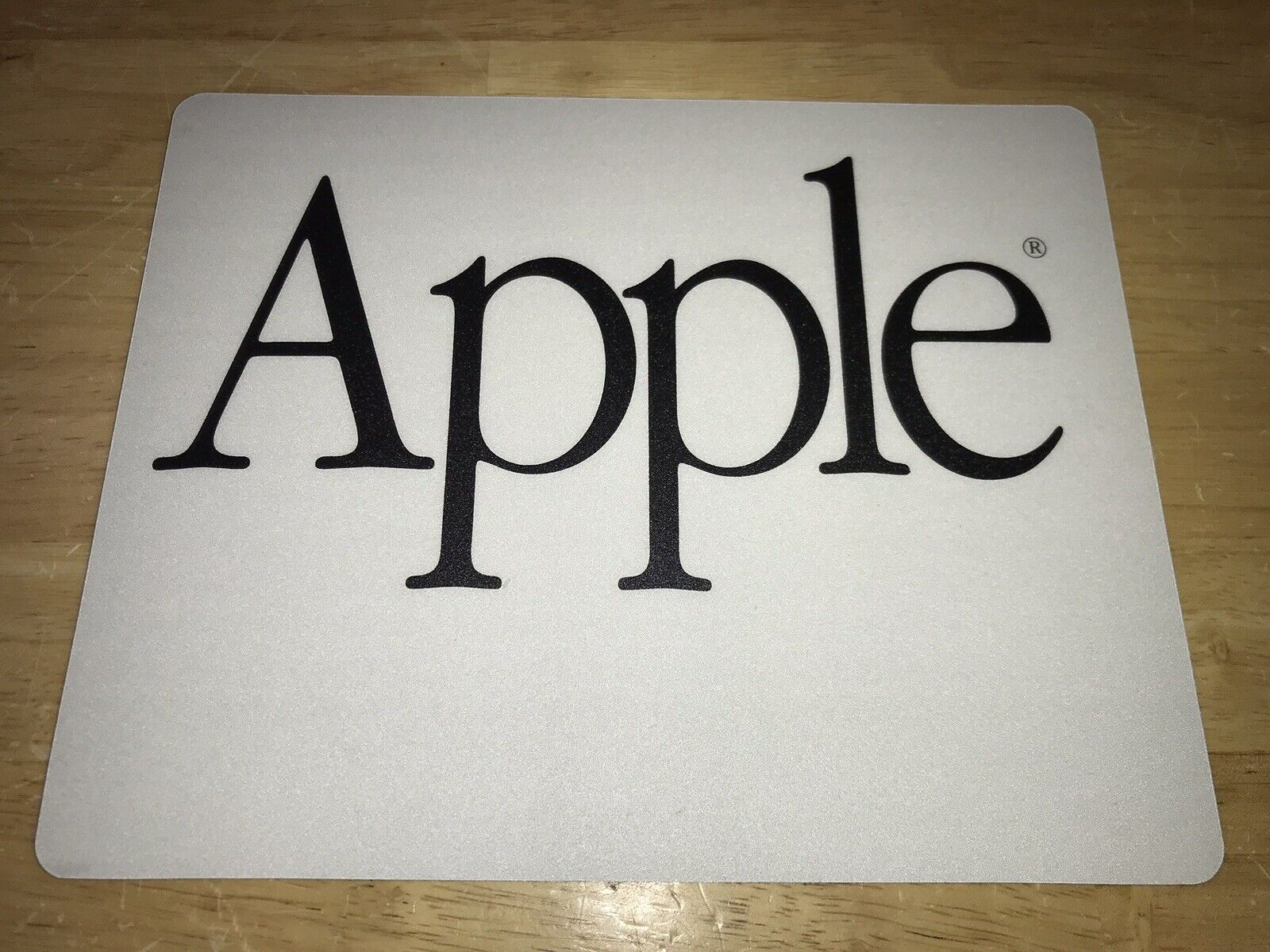 Vintage Original APPLE Brand Mouse Pad Mat early 1990s Rare Very Clean NICE