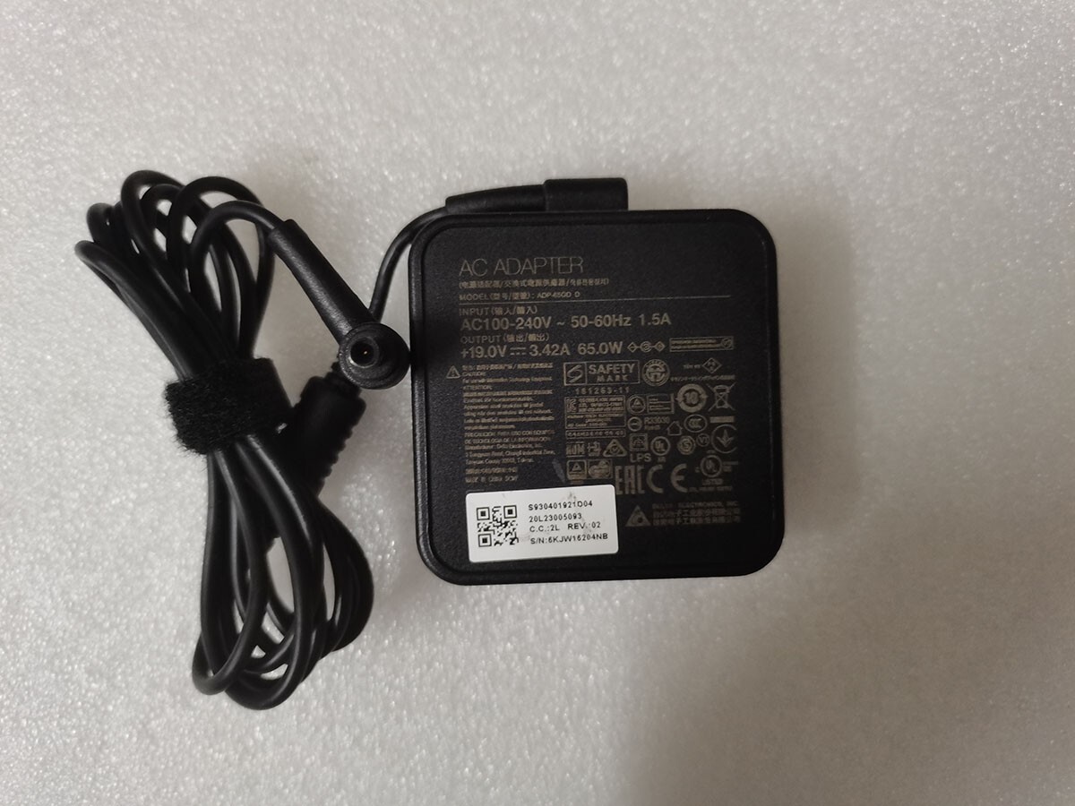 Delta/MSI 19V 3.42A ADP-65GD D 4.5mm 65W Adapter Genuine For MSI Modern 15 F13MG
