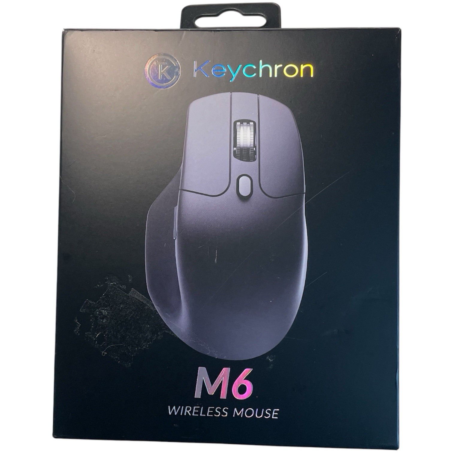 Keychron M6 Wireless Computer Mouse 26K DPI Optical Computer Mouse Black- NEW