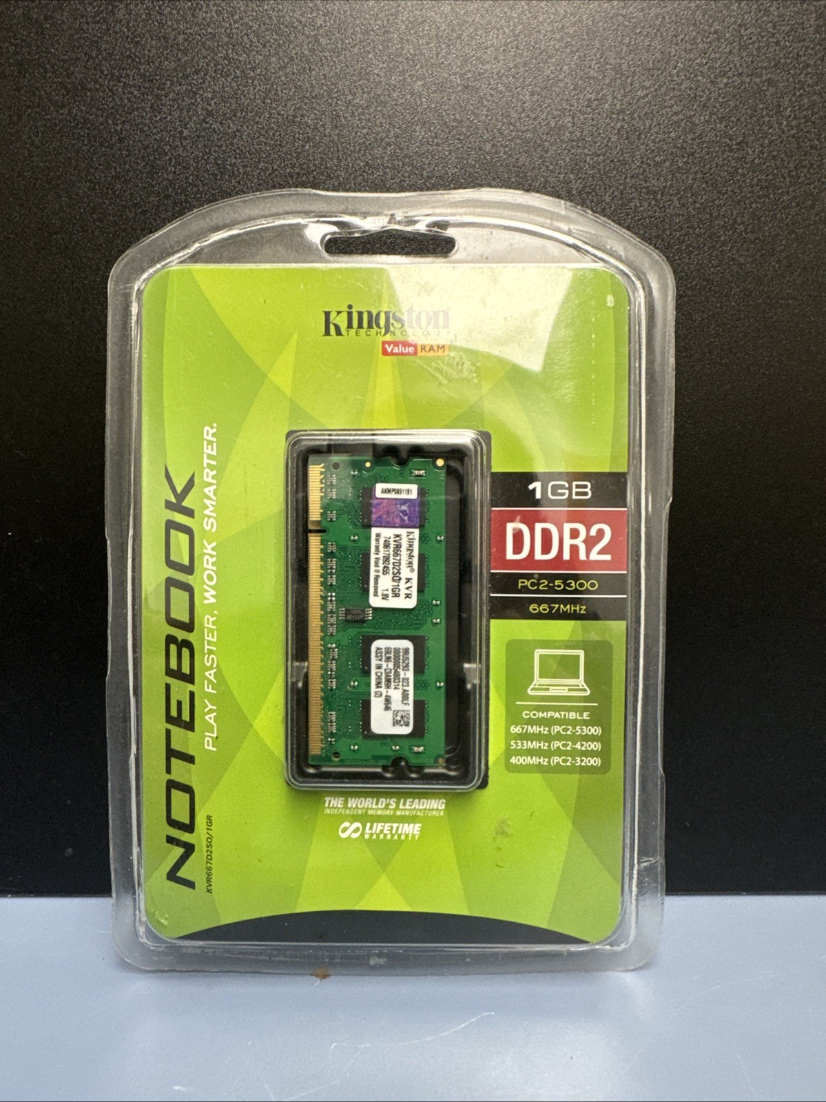 Kingston Ram Stick Technology 1GB DDR2 Notebook