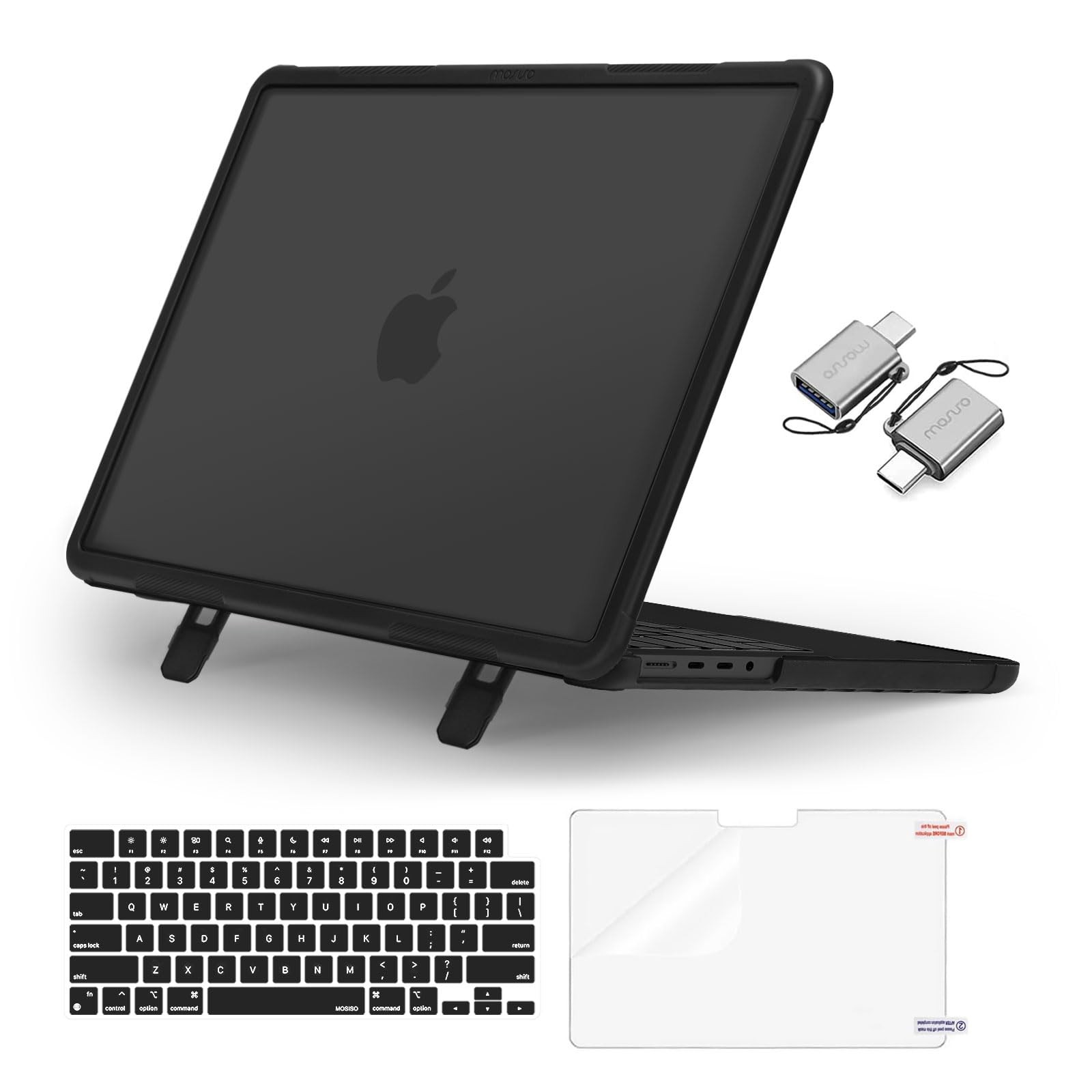 MOSISO Compatible with MacBook Pro 16 inch, 14.09 x 9.51 inches, Black