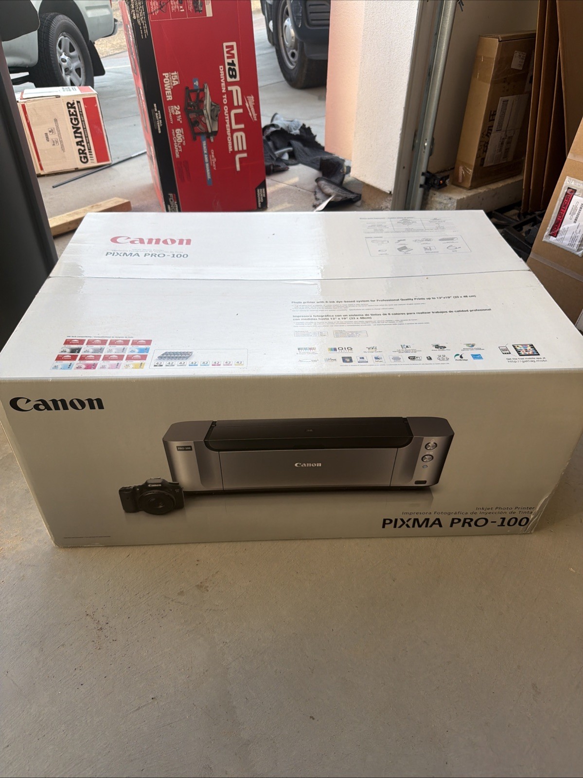 NEW Canon Pixma PRO-100 Wireless Inkjet Color Photo Printer FACTORY SEALED NIB