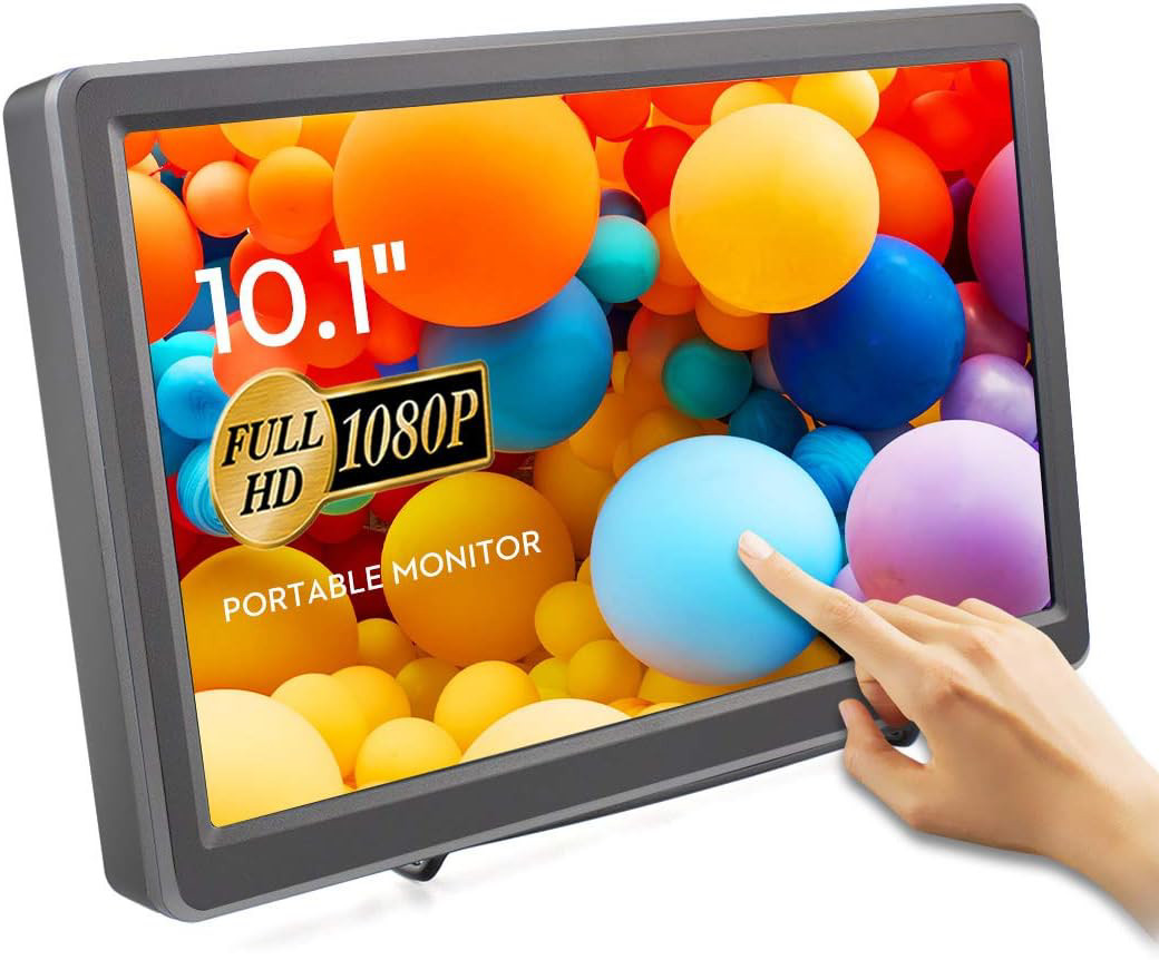 ELECROW 10.1 Inch Touchscreen Monitor 1920X1080p Raspberry Pi Screen IPS Monito