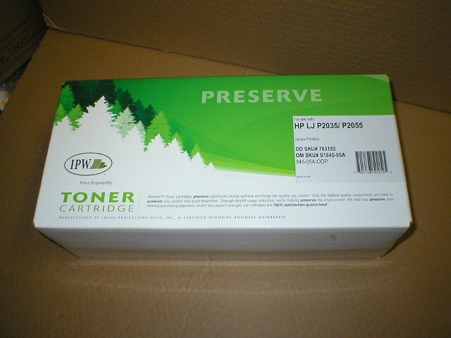 2 IPW Preserve 845-05A-ODP Replacement Black Toner Cartridges New in boxes